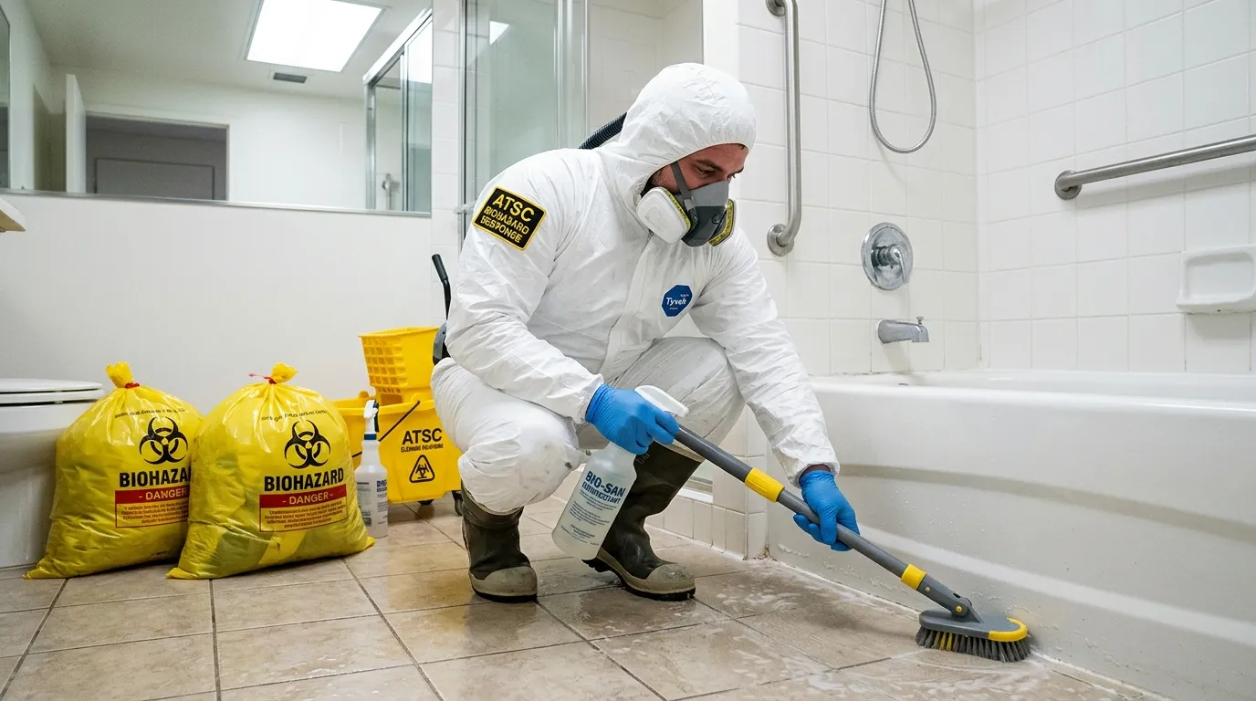 Decontamination equipment deployed for Blood Cleanup in Taneytown